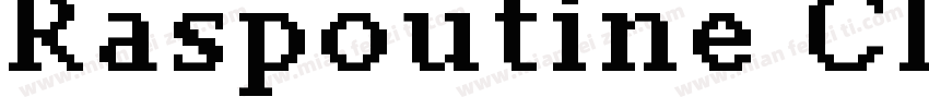 Raspoutine Classic字体转换